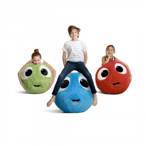 FuzzBudds Big Bouncy Cuddle Buddy Therapy Balls