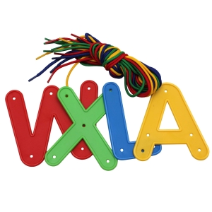 Jumbo Alphabet Letters Lacing Kit