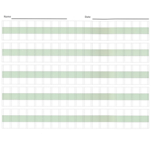 Quick & Neat Writing Paper (Pre K - 1st)