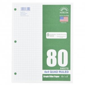 Super Sale Ruled Graph Paper 80-pk