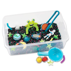 Outer Space Sensory Bin 