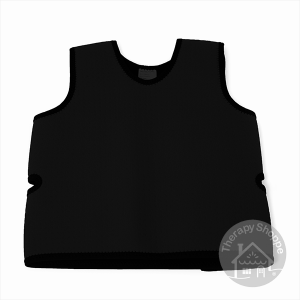 Black Deep Pressure Compression Vests 