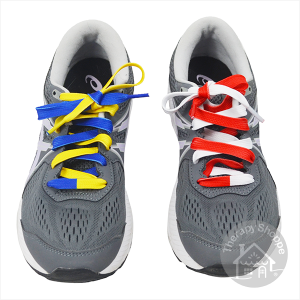 Bi-Color Teaching Shoelaces
