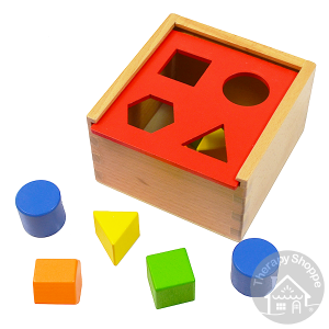 Wooden Shapes Sorter Box